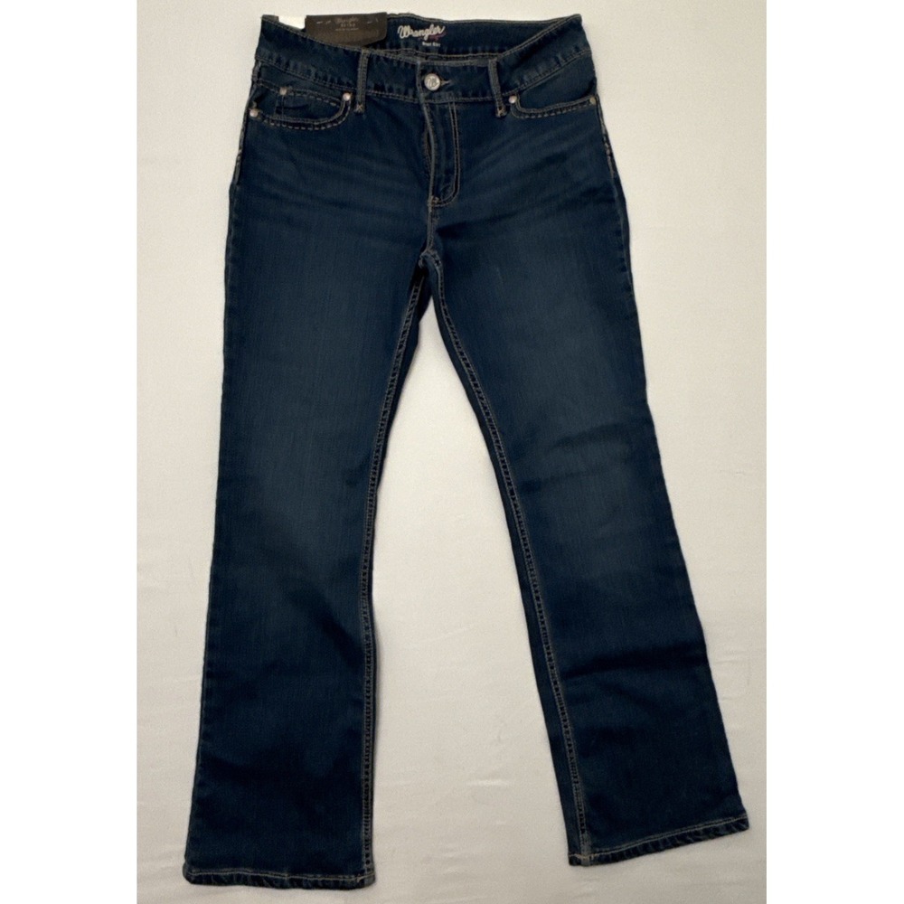Wrangler Women's Retro Mae Mid Rise Bootcut Jeans with Stretch Fabric, 11/12x32